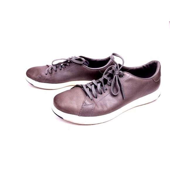 Cole Haan GrandPro Mens Size 9 M Gray Leather Casual Tennis Shoes Sneakers main image 8